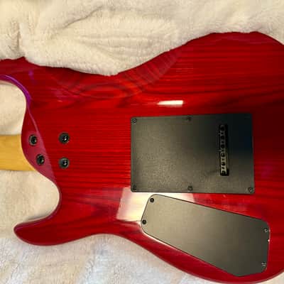 Aria Pro II Magna Series MA-38-SR , 1990s - See-Thru Red image 8