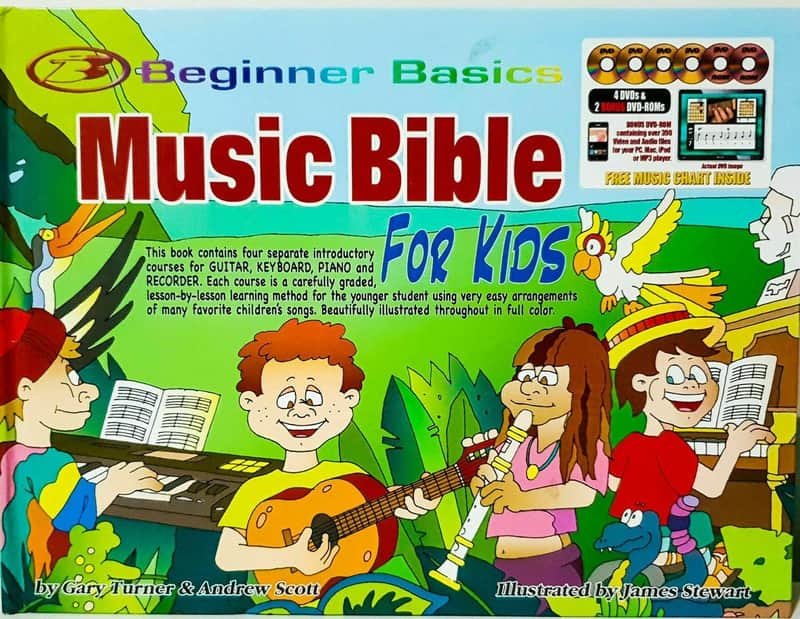 Music Bible For Kids Learn To Play Electronic Keyboard Lessons Book DVDs - P5 image 1