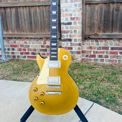 Left Handed Gibson Custom Shop '57 Les Paul Goldtop Reissue 2019 - Present - Double Gold Dark Back VOS image 1
