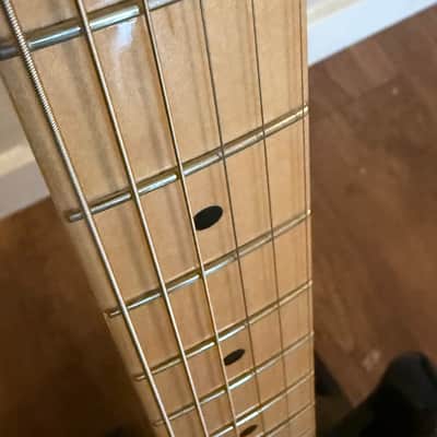 Fender Stratocaster 2023 -HSS Black on black, locking tuners, maple neck image 6