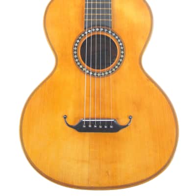 Hermann Döllinger ~1910 Johann Georg Stauffer style romantic guitar - amazing sounding early classical guitar - check video! image 2