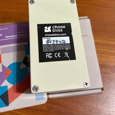 Chase Bliss Audio Reverse Mode C 2023 - White Graphic image 4