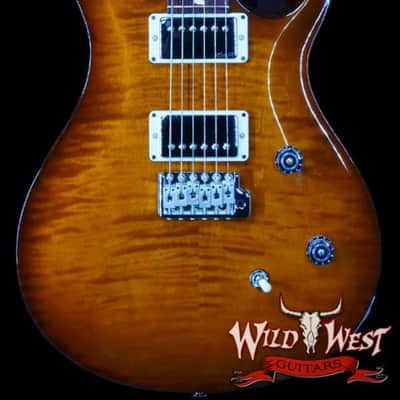 2023 Paul Reed Smith PRS Wild West Guitars 2023 Special Run CE 24 Painted Black Neck 57/08 Pickups Violin Amber Sunburst image 1