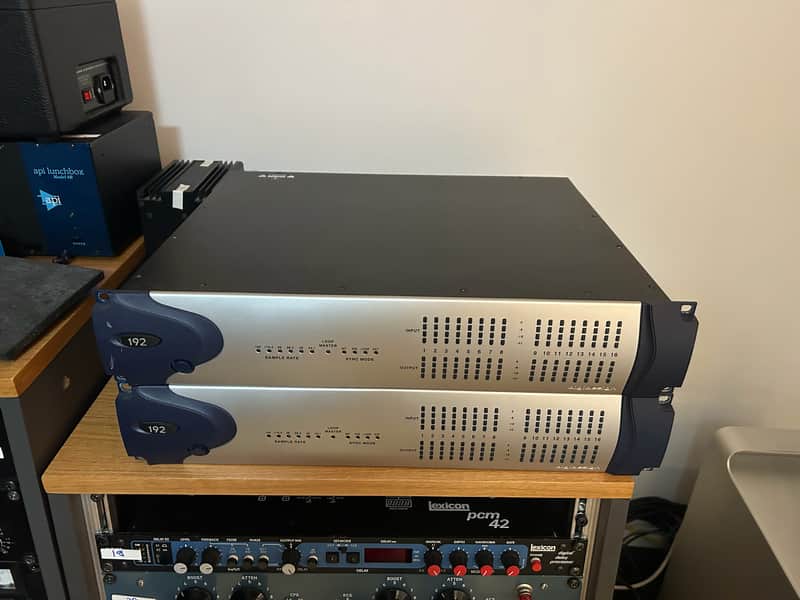 Digidesign 192 Pro Tools HD Interface 8x16x16 with Analog Input / Analog Output / Digital I/O Cards 2000s - Silver image 1