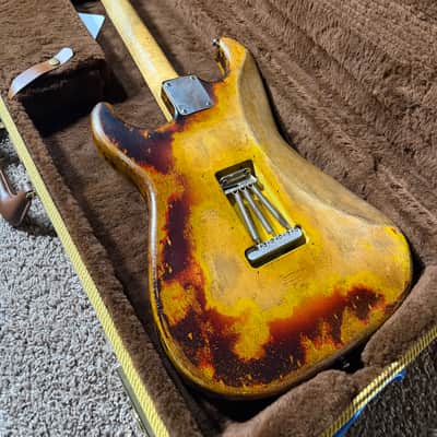 Nacho 2024 Early 60s Strat “Rory” - Aged Sunburst image 16