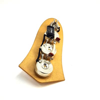 Carparelli Jazz Bass Pre-Wired Harness (V/V/T) — Acrylic Template, CTS Pots, Vitamin Q, Pure Tone Jack image 7