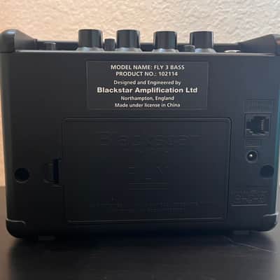 Blackstar Fly 3 Bass 3-Watt 1x3" Battery-Powered Mini Bass Combo 2016 - Present - Black image 3