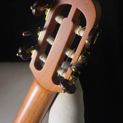 Paul McGill Super Ace Nylon Classical Cutaway Brazilian Rosewood BAM Case image 13