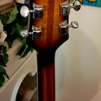 Vintage Kent Hollowbody Early 70's Sunburst - All Original image 7