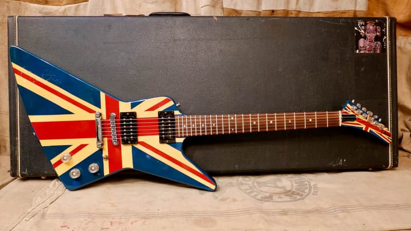 Gibson Explorer 1984 - Union Jack - British Flag