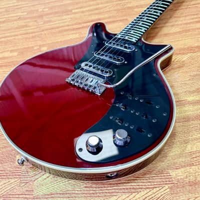 ⚡️2003⚡️ Burns London Brian May Signature Red Special~ Cherry Red Korean Made! image 4