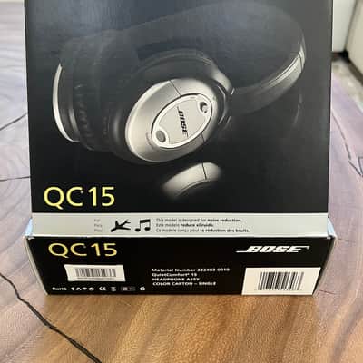 Bose QC15 Quiet Comfort 15 Acoustic Noise Cancelling Headphones w/ Case, Box & Manual Not Working image 12