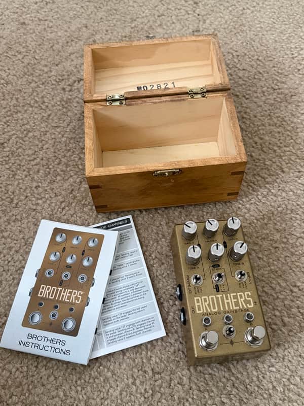 Chase Bliss Audio Brothers Analog Gain Stage 2017 - 2018 - Gold image 1