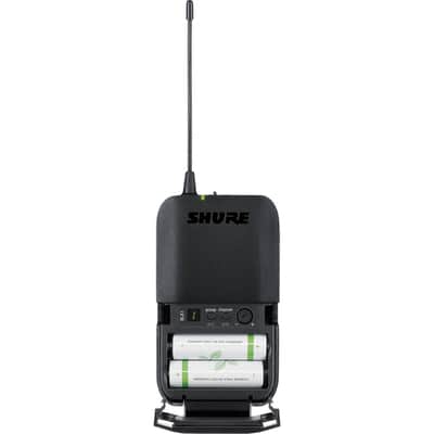 Shure BLX14/B98 Instrument Wireless System, H9: 512.125-541.800MHz, Includes BLX4 Single-Channel Wireless Receiver, BLX1 Bodypack Transmitter, Beta 98 image 5