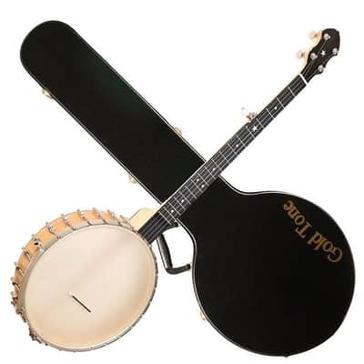 Gold Tone BC-350 Bob Carlin Signature Series Maple with Scoop Neck Openback Banjo w/Hardshell Case image 1