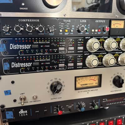 Empirical Labs EL8-XS Distressor Stereo Pair with British Mode and Image Link 2010s - Black image 1