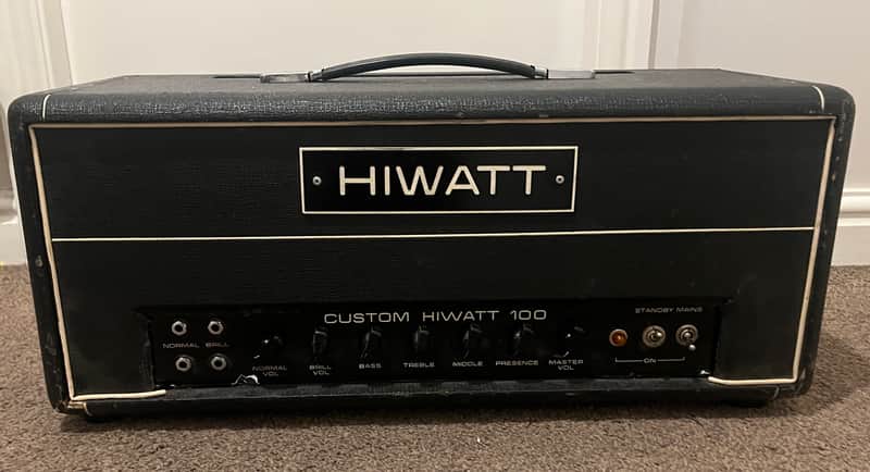 1972 Hiwatt DR103 Custom 100 (Read Description) image 1