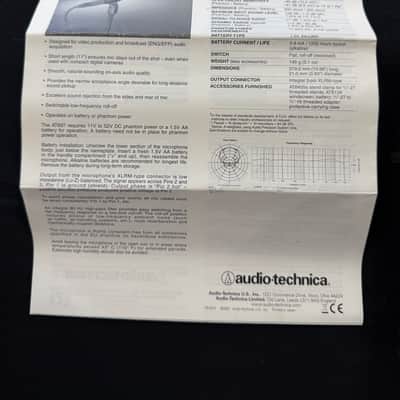 Audio-Technica AT897 Shotgun Microphone 2010s - Black image 4