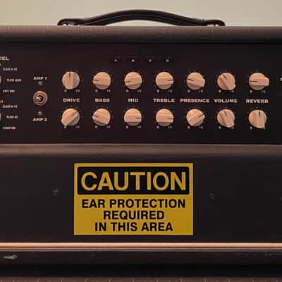 Line 6 Duoverb HD 100-Watt Stereo Digital Modeling Guitar Amp Head 2002 - 2004 - Black image 1