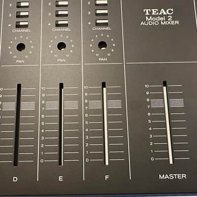 TEAC Model 2 - 1970s mixer - like new face plate and operation manual included see pics image 23