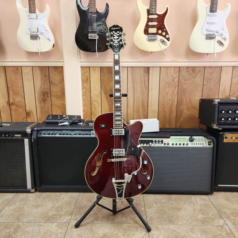 Epiphone Emperor Swingster with Rosewood Fretboard 2014 - 2019 - Wine Red image 1