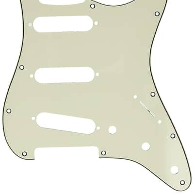 Genuine Fender American Standard Stratocaster Pickguard, 11-Hole - PARCHMENT imagen 4