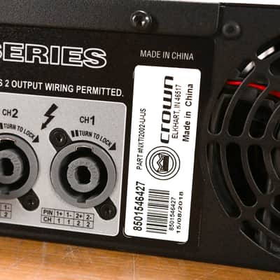 Crown XTi 2002 2-Channel Power Amplifier CG010TC image 10
