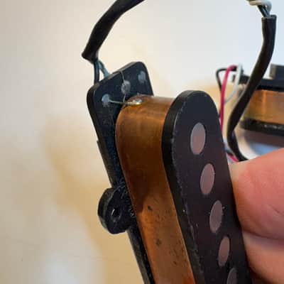 Vintage Schecter Bass Pickups 80s - Black Jazz Style Center Tap Hot Thick image 4