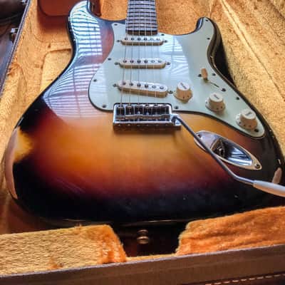 1963 Fender Custom Shop w/Flamed Neck* Stratocaster Relic 3-color sunburst "The 63" 2015 image 24