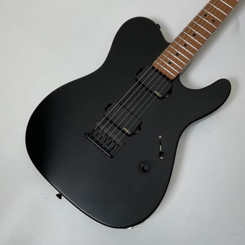 Warmoth Partscaster Telecaster - Satin Black w/ EMG pickups | Reverb