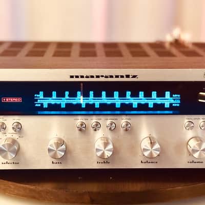 🎶✨ Marantz Model 2220 Vintage Stereo Receiver w/ Wood Case — Serviced/Cleaned, LED Dial, FM Stereo Working, Excellent Sound image 2