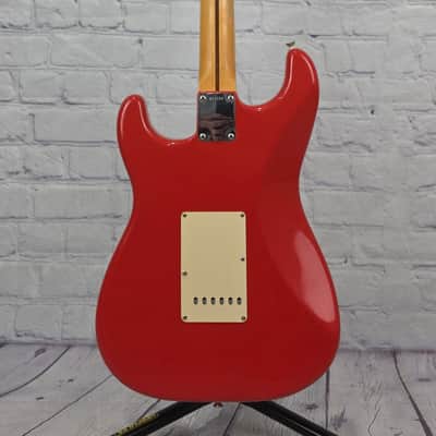 USED Fender Custom Shop 1956 Stratocaster Relic 6 String Electric Guitar Closet Classic Fiesta Red image 6