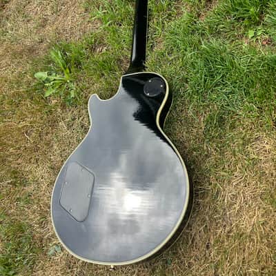 El Degas Les Paul Custom Set Neck 70s/80s - Black Made in Japan image 6