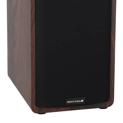 Rockville ELITE-5D 5.25" Dark Wood Computer Speakers w/Bluetooth+Desktop Stands image 13