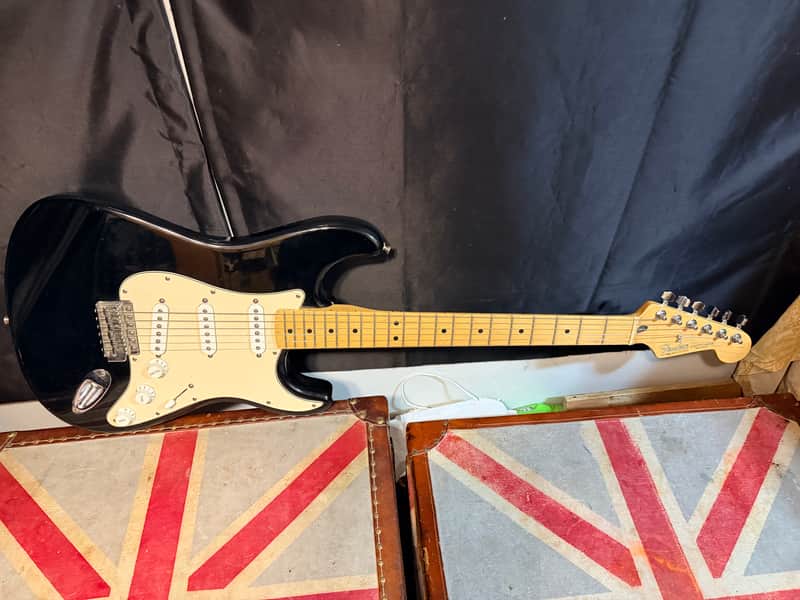 Fender Standard Stratocaster Electric Guitar Black