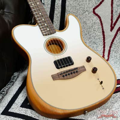 Fender FINNEAS Signature Acoustasonic Player Telecaster Rosewood Fingerboard Cappuccino Fade 5.00 LBS with Deluxe Gig Bag image 6