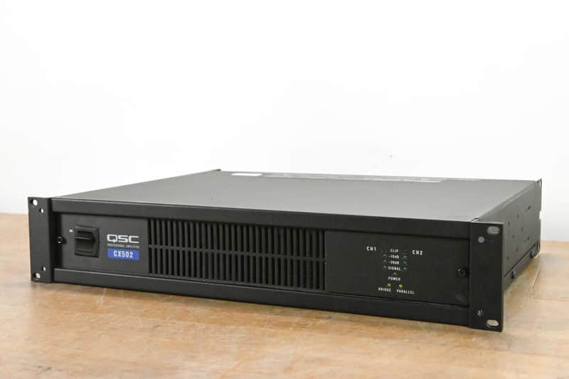 QSC CX502 2-Channel Power Amplifier CG012F6 image 1