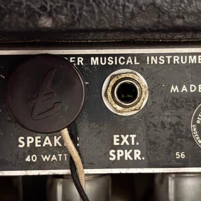 1966 Fender Super Reverb 2-Channel 40W 4x10" Guitar Combo Black Panel image 21