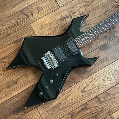 B.C. Rich Warlock Electric Guitar LA California Neck Plate Black Reverse Headstock image 1
