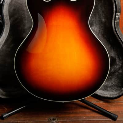 Eastman T386 Semi-Hollowbody Electric Guitar Sunburst image 11