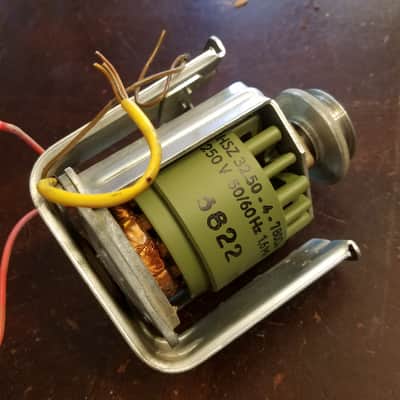 Tandberg 64X Papst Synchronous Motor and Jensen paper capacitor  HSZ 32.50-4-780De 1964-1966 - Green image 3