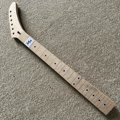 Banana Headstock Maple Wood Guitar Neck image 1