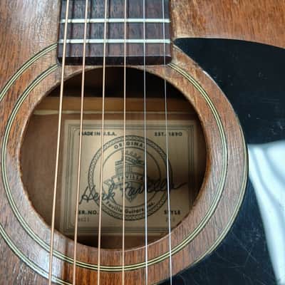 Vintage 1961 Favilla F-5 w/ Original Soft Shell Case image 14