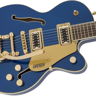 Gretsch G5655TG Electromatic® Center Block Jr. Single-Cut with Bigsby® and Gold Hardware, Laurel Fingerboard Azure Metallic image 6