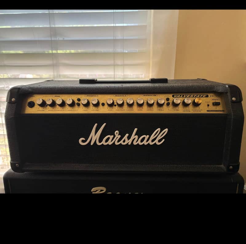 Marshall Valvestate VS100H 3-Channel 100-Watt Guitar Amp Head 1998 - 2001 - Black image 1