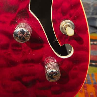 Ivy Thinline T-Style Semi-Hollow Burgundy image 7