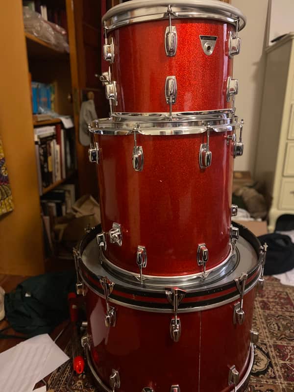 Ludwig S-320 Standard Series Drum Set with 22" Bass Drum 1969 - 1974 image 1