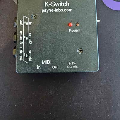 Payne Labs K-Switch MIDI Guitar and Effect Loop Switcher - Used image 1