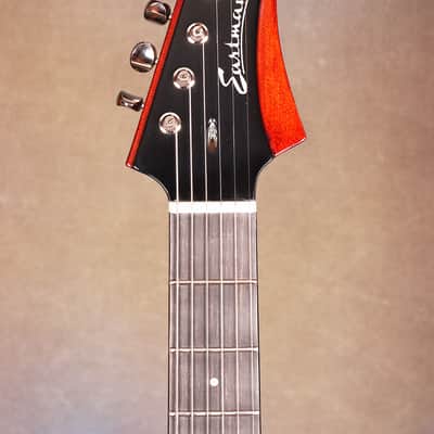 Eastman Juliet P90 Vintage Red finish Bare Knuckle Oldguard P90 pickups image 10