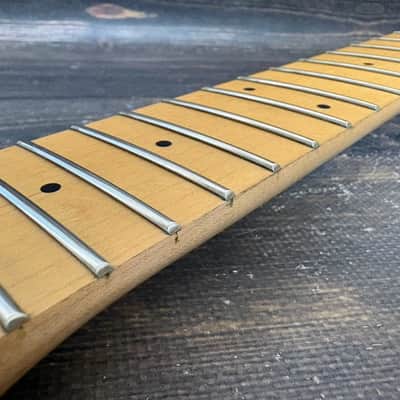 2016 Ibanez Prestige RG2570MZA Neck White Pearl Maple Fingerboard Made in Japan image 6